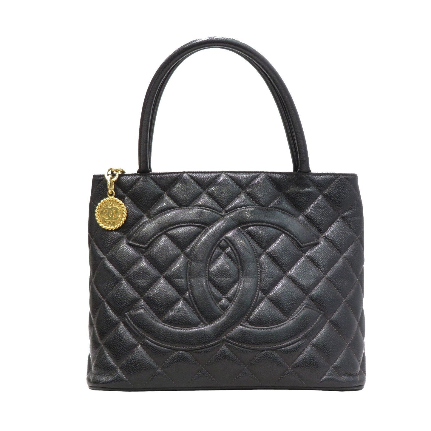 Chanel Tote Bag Black Caviar Skin