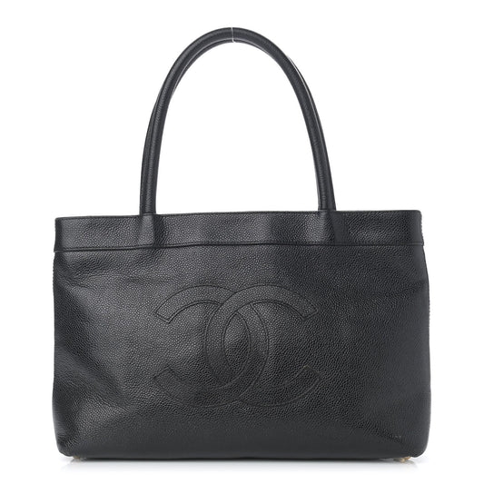Caviar CC Timeless Tote Black