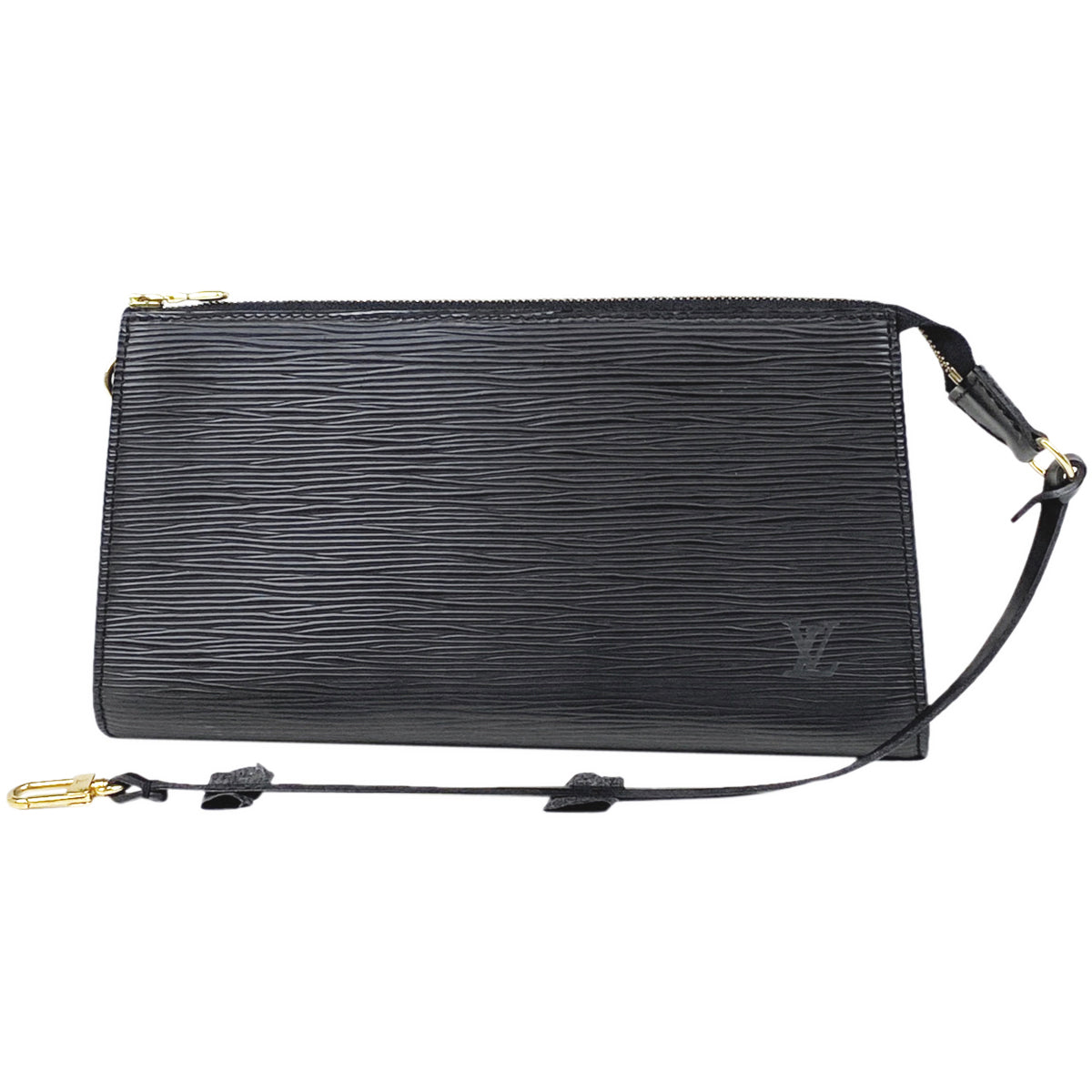Louis Vuitton Pochette Accessoires Handbag Accessory Pouch Epi Noir