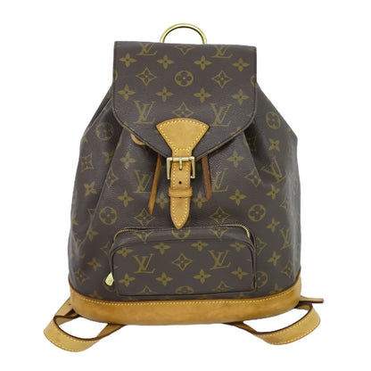 Louis Vuitton Montsouris MM Rucksack Backpack Monogram Brown