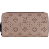 ouis Vuitton Zippy Wallet Round  Monogram Mahina Magnolia