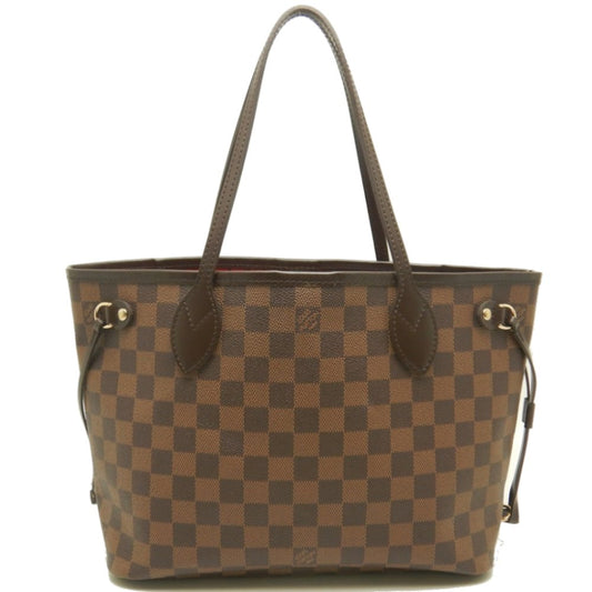 Louis Vuitton  Damier Neverfull PM Ebene Tote Bag Brown