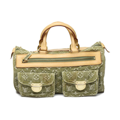 Louis Vuitton Neo Speedy Monogram Denim Mini Boston Riken Handbag