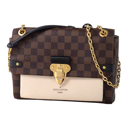 Louis Vuitton Damier Creme Vavin PM 2way Chain Shoulder Bag