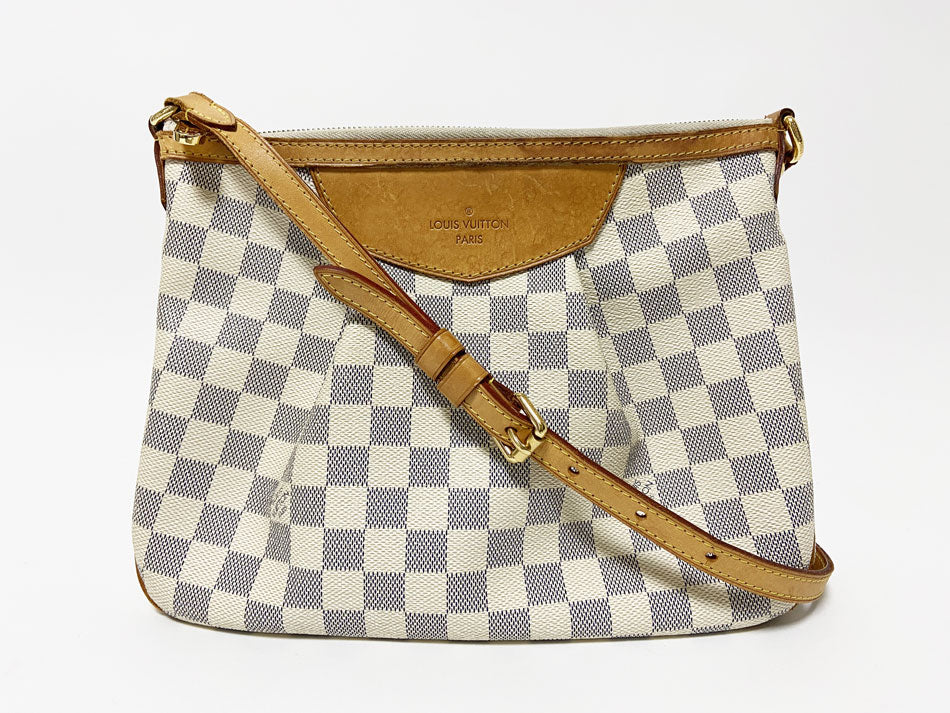 Louis Vuitton Damier Azur Siracusa PM Shoulder Bag Crossbody