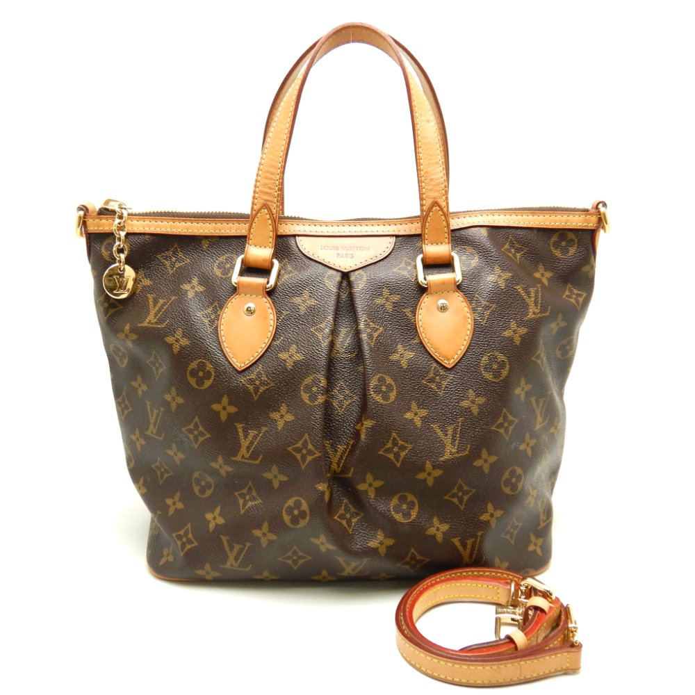 Louis Vuitton Monogram Palermo PM Brown 2WAY Bag