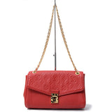 Louis Vuitton Saint Germain PM Chain Shoulder Bag Implant Cerise Red