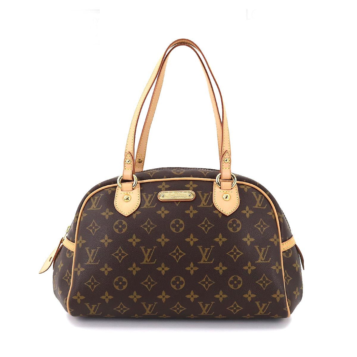 Louis Vuitton Monogram Montorgueil PM Hand Bag Brown