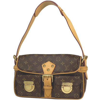 Louis Vuitton Hudson PM Shoulder Bag Monogram Brown