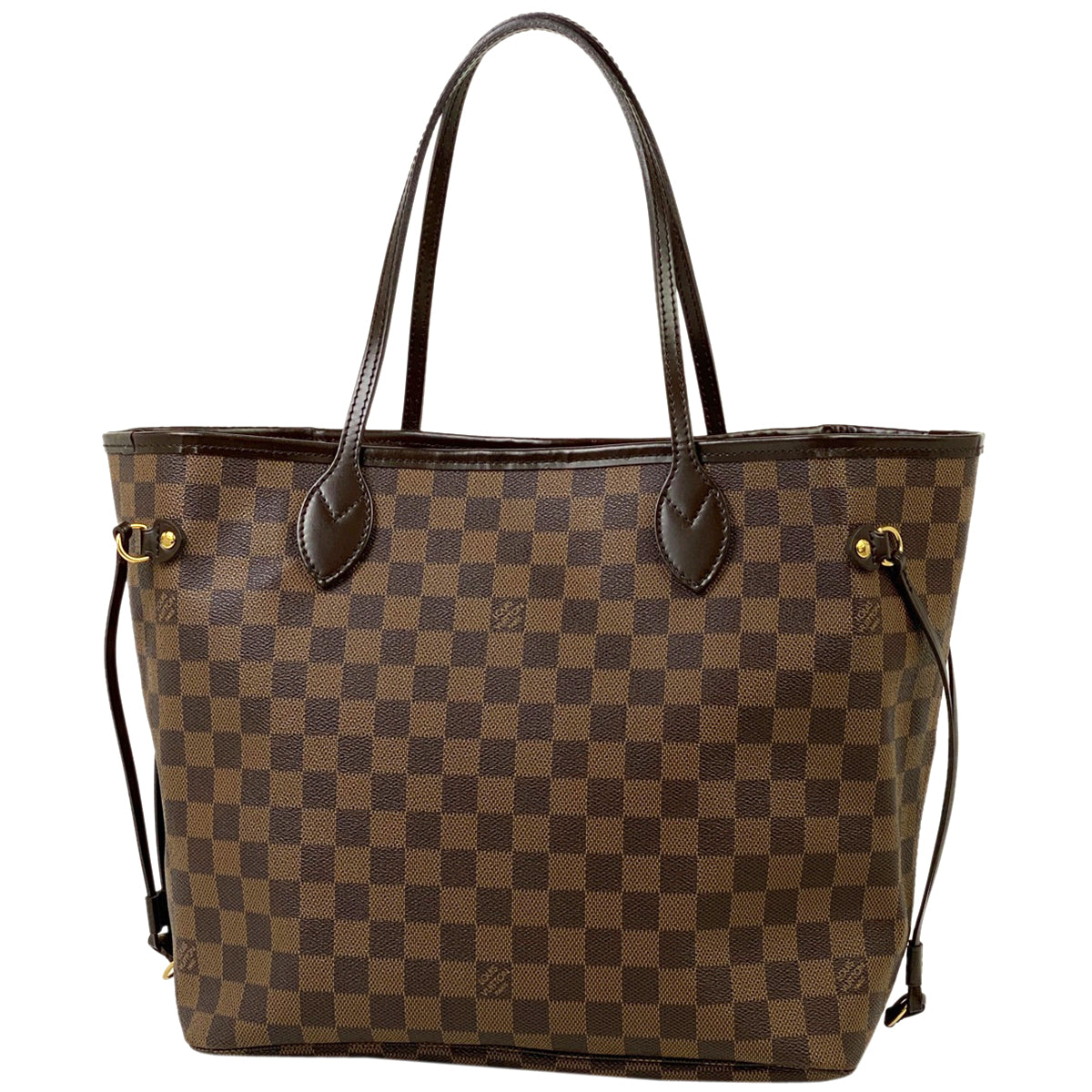 Louis Vuitton Neverfull MM Shoulder Bag Damier Brown