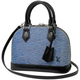 Louis Vuitton Alma BB 2way Shoulder Bag Epi Denim Epi Blue