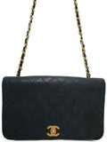 Chanel Matelasse Chain Shoulder Bag Black