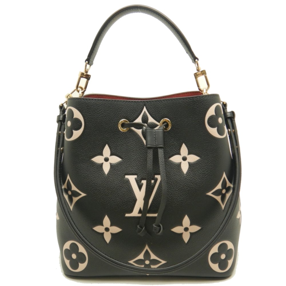 Louis Vuitton Emplant NeoNoe MM Black Beige 2WAY Bag