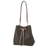 Louis Vuitton Crossbody Drawstring Shoulder Bag Monogram