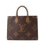 Louis Vuitton Giant Monogram Onthego MM 2 Way Tote Shoulder Bag