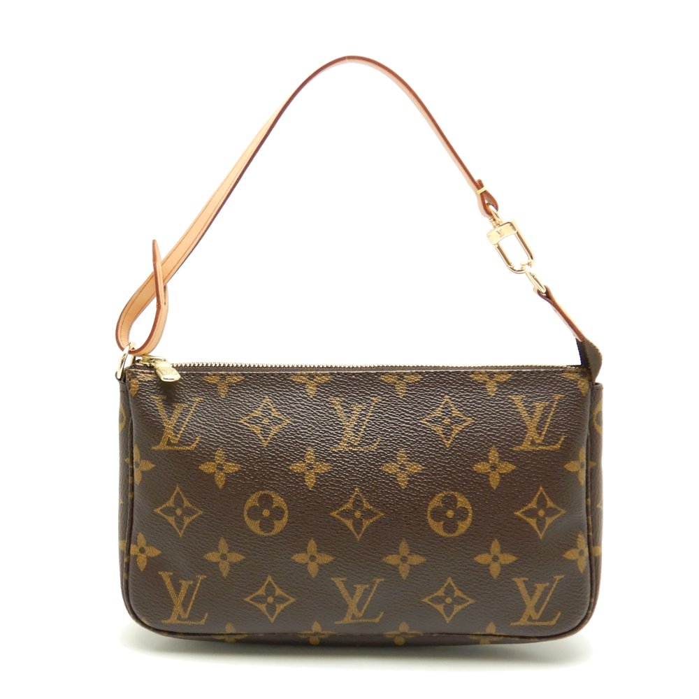 Louis Vuitton Monogram Pochette Accessoires Brown Accessory Pouch