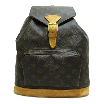 Louis Vuitton Montsouris GM Rucksack Backpack Canvas Monogram Brown