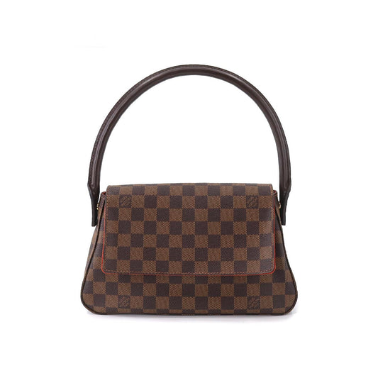 Louis Vuitton Damier Ebene Mini Looping Shoulder Bag