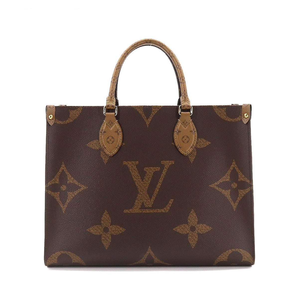 Louis Vuitton Giant Monogram Onthego MM 2 Way Tote Shoulder Bag