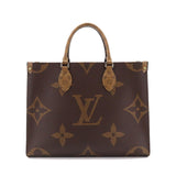 Louis Vuitton Giant Monogram Onthego MM 2 Way Tote Shoulder Bag