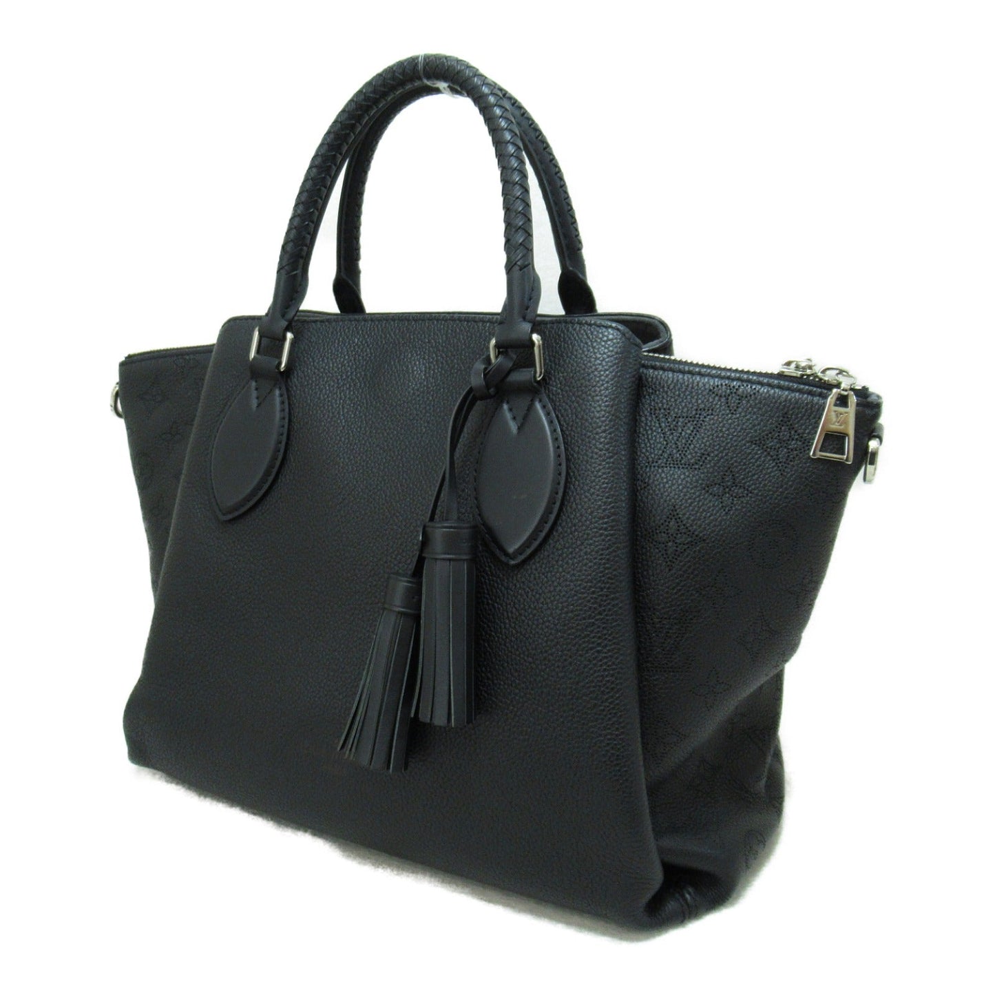 Louis Vuitton Haumea Tote Bag Leather Mahina Black