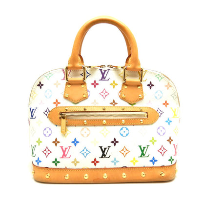 Louis Vuitton Multicolor Alma Bron Handbag White