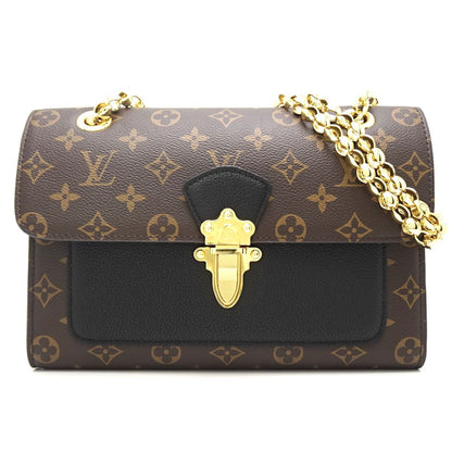 Louis Vuitto Monogram Victoire Noir Chain Shoulder Bag