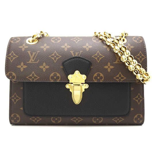 Louis Vuitto Monogram Victoire Noir Chain Shoulder Bag