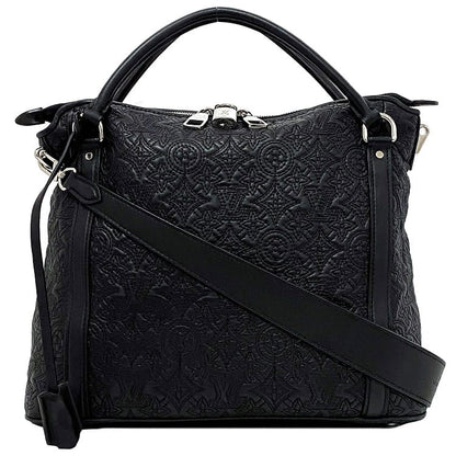 Louis Vuitton Ixia PM Black Silver Noir Monogram Shoulder Bag