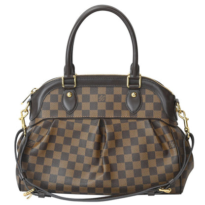 Louis Vuitton Trevi PM Damier Ebene 2 Way Handbag Shoulder Bag
