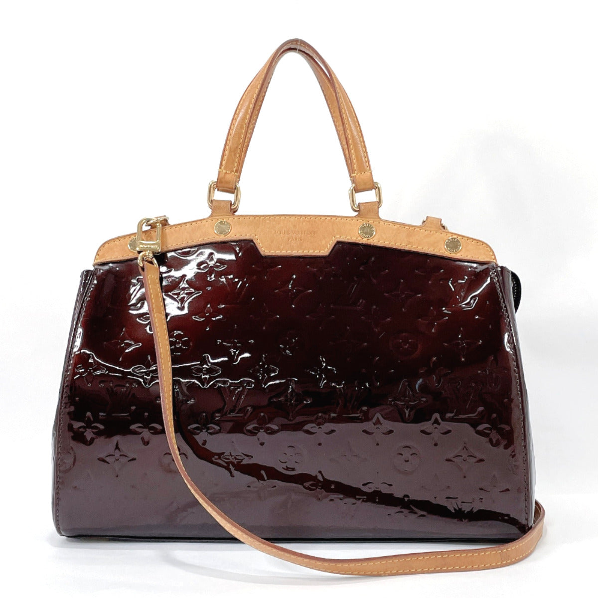Louis Vuitton Blair MM Handbag Monogram Verni