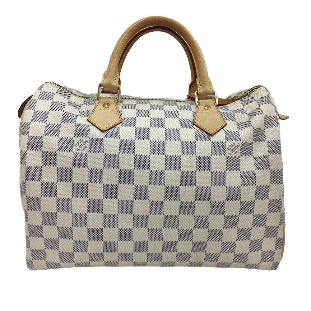 Louis Vuitton Speedy 30 Damier Azur Handbag
