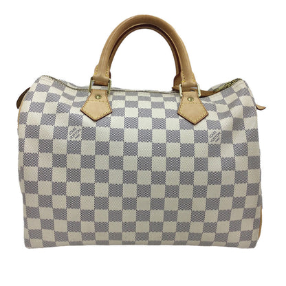 Louis Vuitton Speedy 30 Damier Azur Handbag
