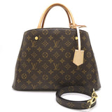 Louis Vuitton Monogram Montaigne MM Brown 2WAY Tote Bag