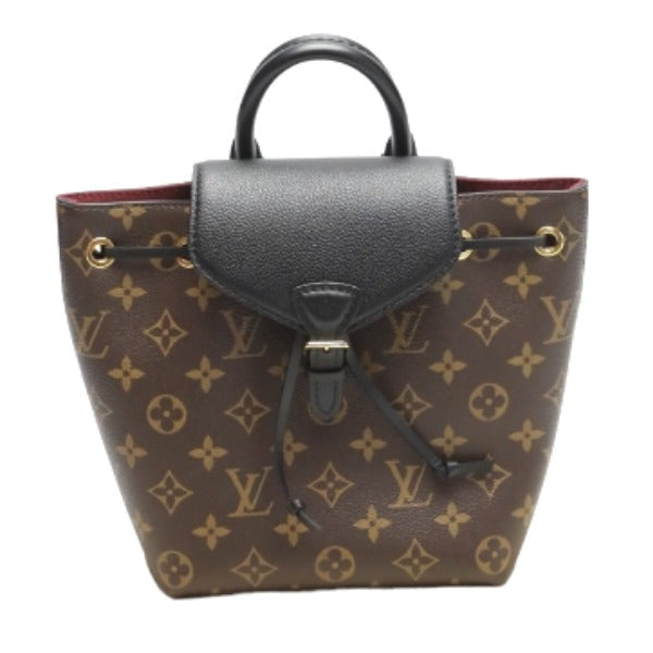 Louis Vuitton Backpack Daypack Monogram Canvas Brown