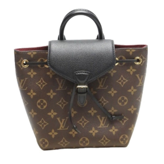 Louis Vuitton Backpack Daypack Monogram Canvas Brown