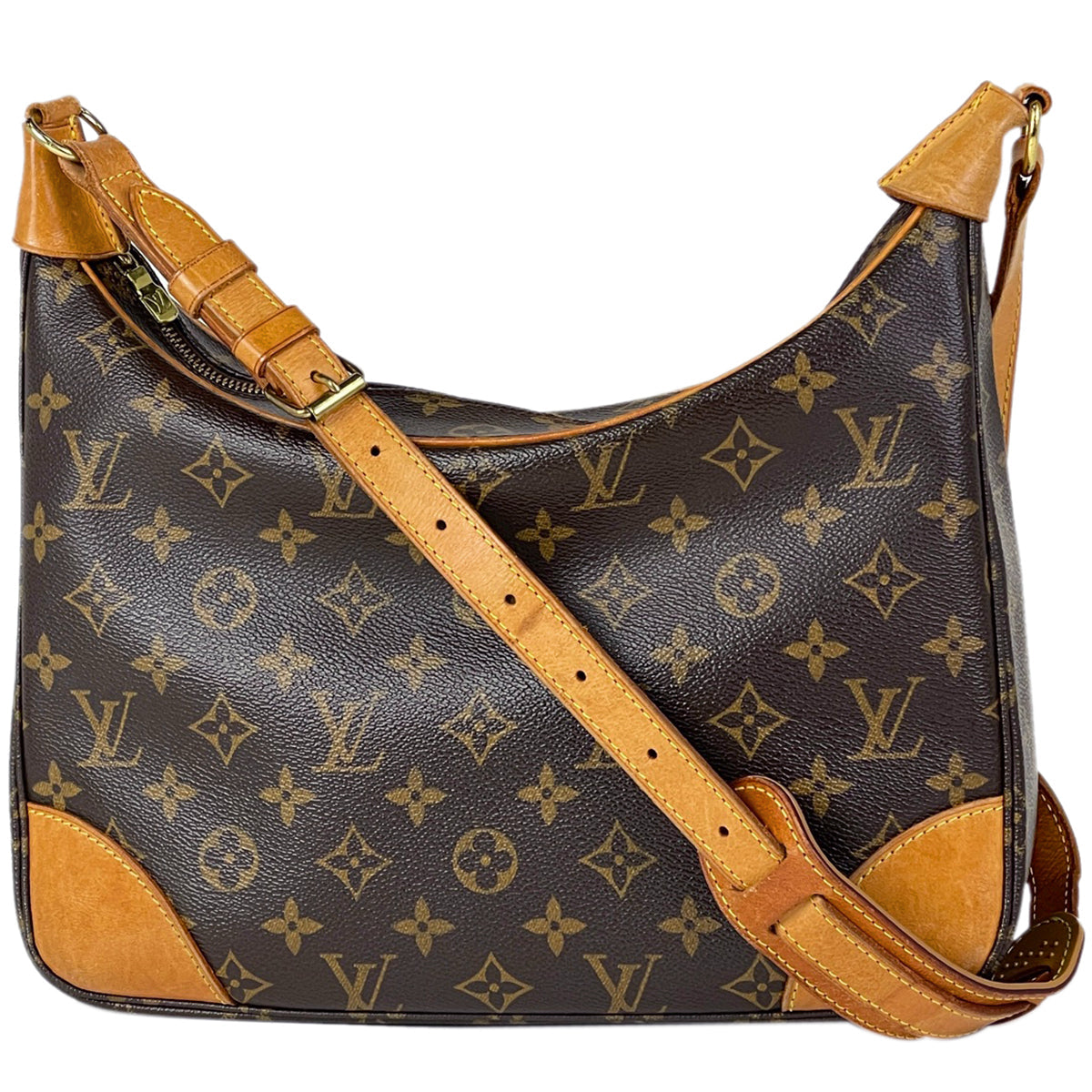 Louis Vuitton Boulogne 30 Shoulder Bag Monogram Brown