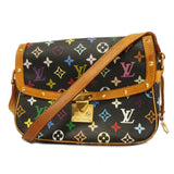 Louis Vuitton Shoulder Bag Monogram Multicolor Sologne Noir