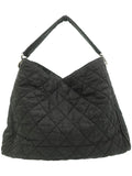 Chanel Matelasse Semi-Shoulder Bag Black Gray