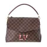 Louis Vuitton Damier Bobour MM Scarlet Damier Canvas 2way Bag A Rank