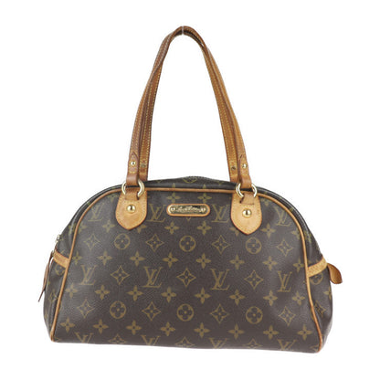 Louis Vuitton Montorgueil PM Monogram Handbag Canvas Brown