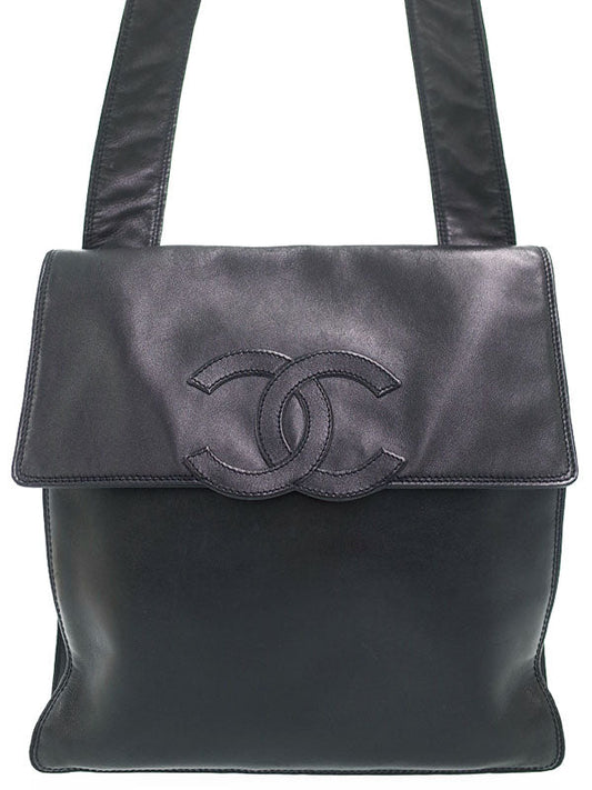 Chanel Coco Mark Shoulder Bag Black