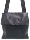 Chanel Coco Mark Shoulder Bag Black