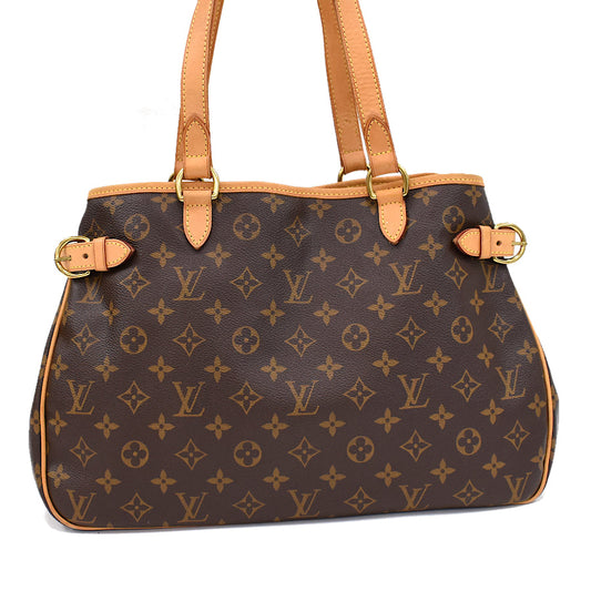 Louis Vuitton Batignolles Horizontal Shoulder Bag Monogram Brown