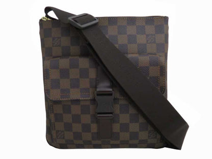 Louis Vuitton Crossbody Damier Pochette Melville Brown