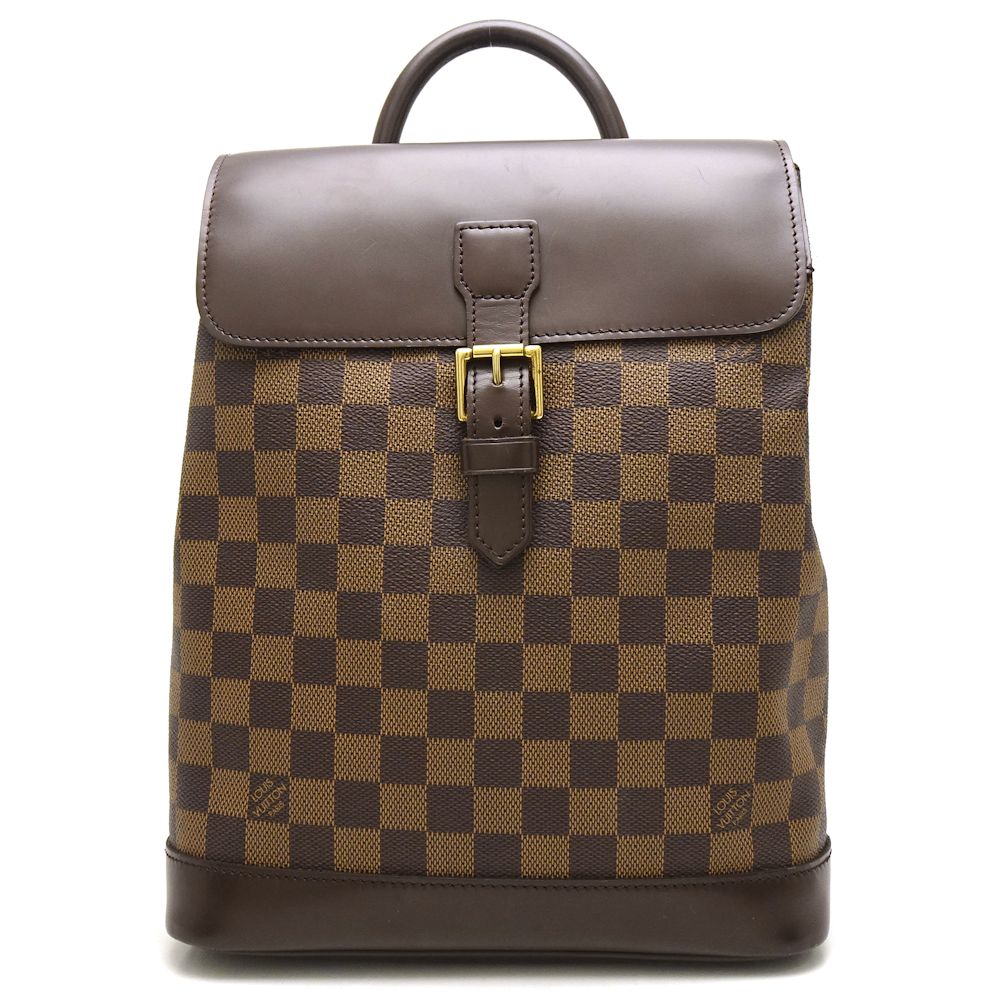 Louis Vuitton Damier Soho Ebene Backpack Brown