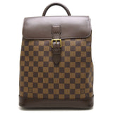 Louis Vuitton Damier Soho Ebene Backpack Brown