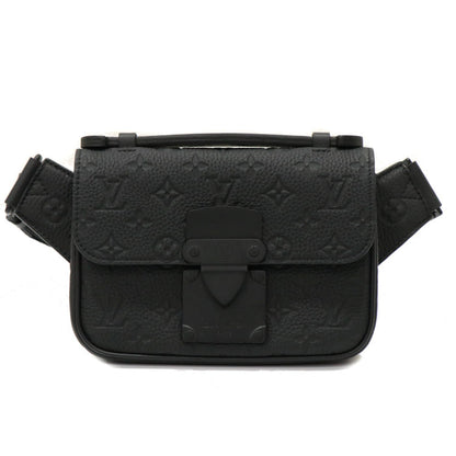 Louis Vuitton Taurillon S Lock Sling Bag Body Bag Leather Noir Black