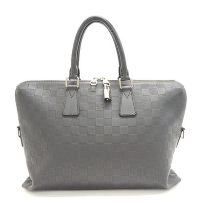 Louis Vuitton Porte Document Jour PDJ Damier Infini Shoulder Bag Black