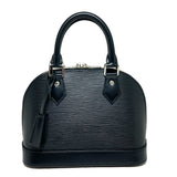 Louis Vuitton Alma BB Epi Noir Black 2 Way Bag Shoulder